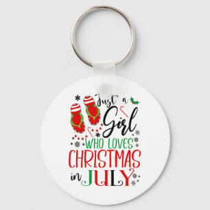 Chaveiro Natal Em Julho Apenas Uma Garota Que Ama O Natal