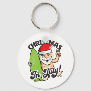 Chaveiro Natal Em Julho Papai Noel Engraçado Gráfico De Ver