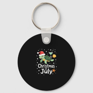 Chaveiro Natal Em Julho Tartaruga Verão Xmas Tortoise Mulhe