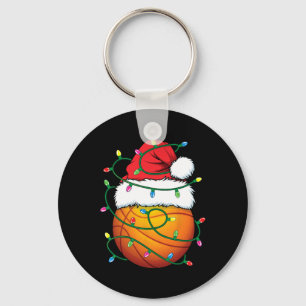 Chaveiro Natal engraçado Bysketbyll chapéu de Papai Noel Lu