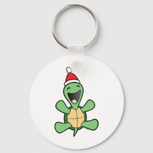 Chaveiro Natal feliz da tartaruga