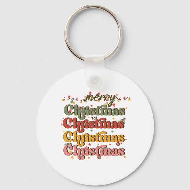 Chaveiro Natal feliz para o Xmas (Frente)