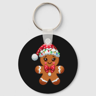 Chaveiro Natal Férias Homem de Biscoito de Gengibre Fofo Re