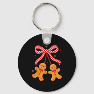 Chaveiro Natal Fofo Biscoito de Gengibre Cerejas Coquette X