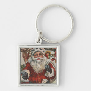 Chaveiro Natal GreetingSanta com cervos e miúdos