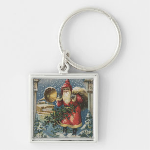 Chaveiro Natal GreetingSanta e jogador gravado