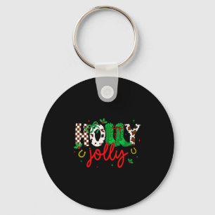 Chaveiro Natal Holly Jolly Coquette Ocidental Vaqueiro de N