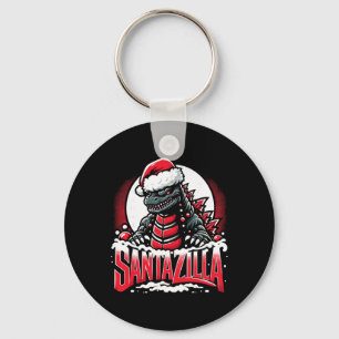 Chaveiro Natal Kaiju Santazilla Monstro Japonês Dinossa
