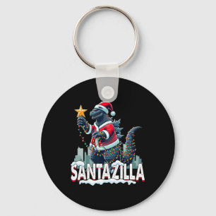 Chaveiro Natal Kaiju Santazilla Monstro Japonês Dinossa