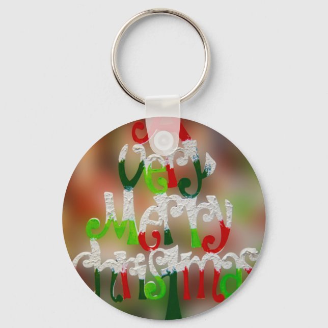 Chaveiro natal muito feliz (Frente)