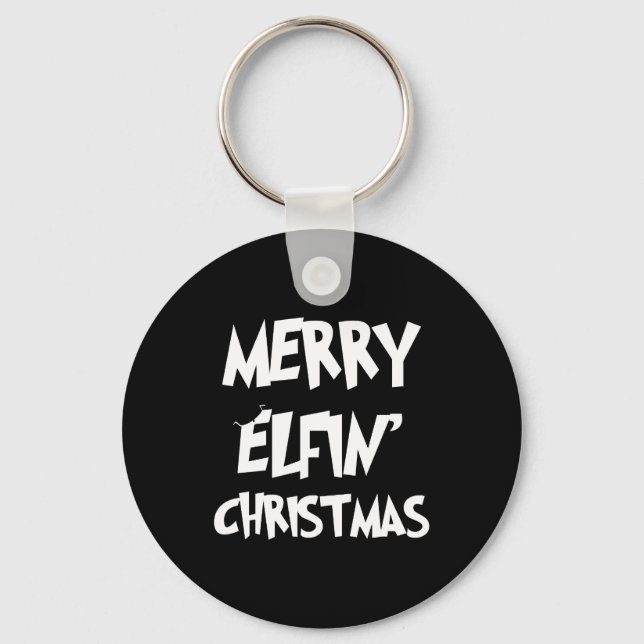 Chaveiro Natal - Natal da Feliz Elfin (Frente)