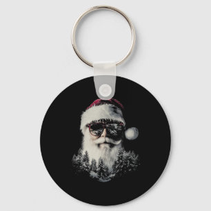 Chaveiro Natal Papai Noel Gráfico X-mas Óculos Holida