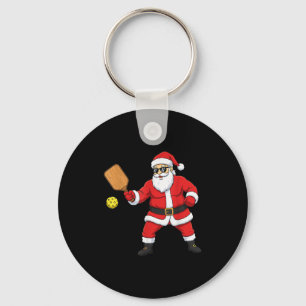 Chaveiro Natal Papai Noel Jogando Pickleball Para Meninos A