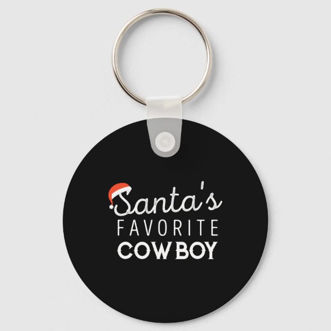 Chaveiro Natal Para Cowboys (Frente)