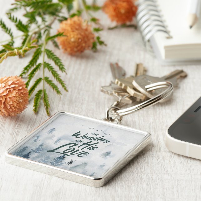 Chaveiro Natal Religioso Admira de Sua Abençoação (Lateral)