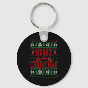 Chaveiro Natal Reno Papai Noel Floco de Neve Camisa de Nata