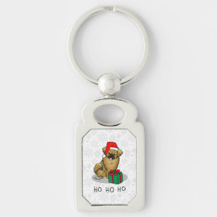 Chaveiro Natal Santa Hat Tibetano Espanhol (Castanho)