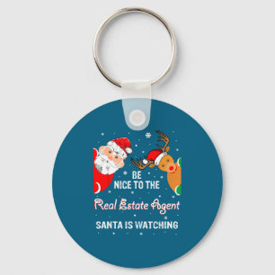 Chaveiro Natal Seja Legal Com O Papai Noel Da Imobiliária