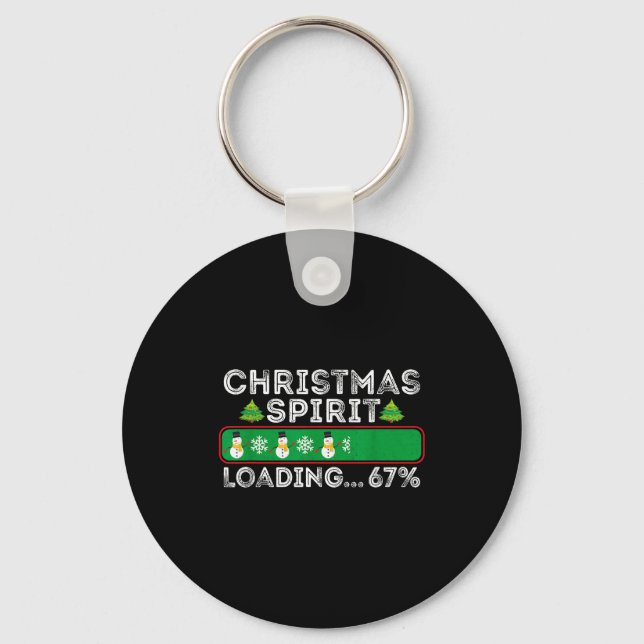 Chaveiro Natal Srit Carregando 67 Seis Sete Meme Engraçado  (Frente)