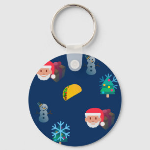 Chaveiro natal taco emoji