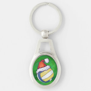 Chaveiro Natal verde do voleibol