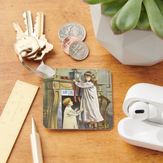 Chaveiro Natal vitoriano, refeitórios de Natal para criança (Mesa)