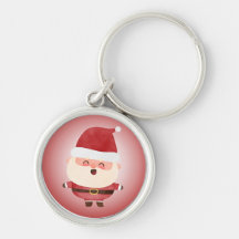 Chaveiro Natalino Papai Noel Fofo