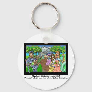 Chaveiro Natchez, MS 1865 Engraçado Oferece Camisetas e Co