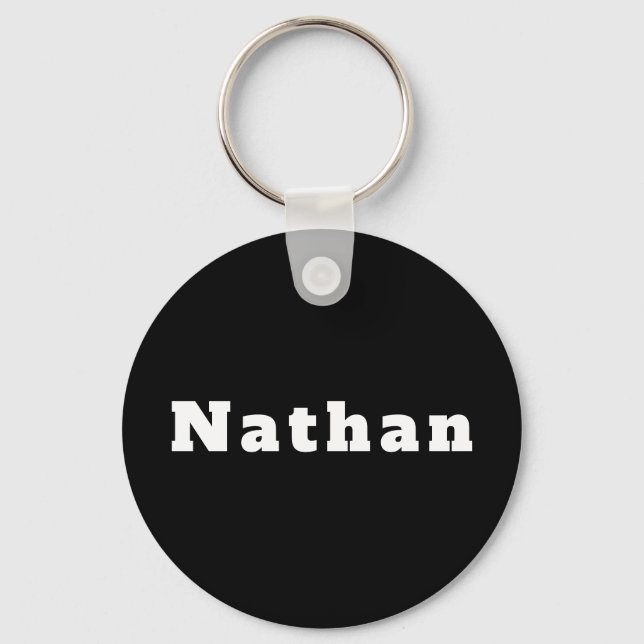 Chaveiro Nathan schwarz weiß (Frente)