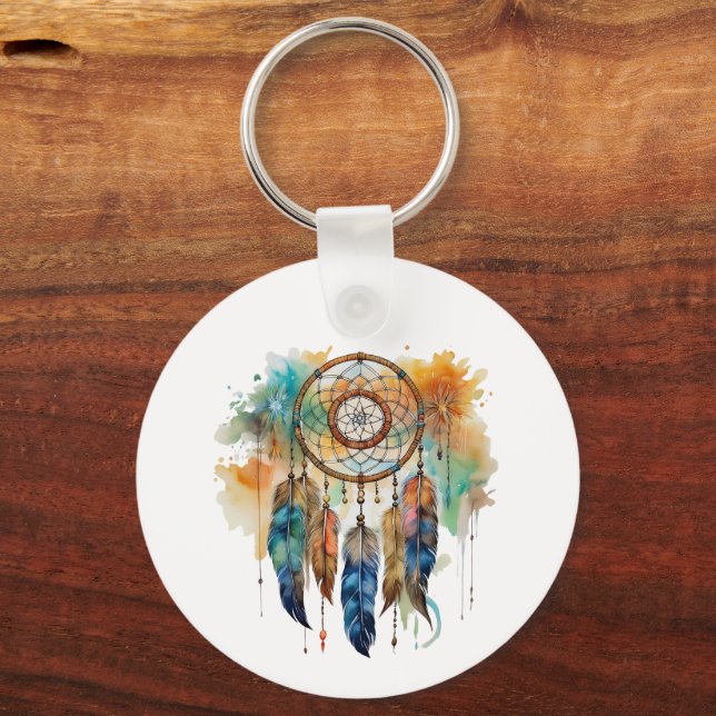 CHAVEIRO NATIVE AMERICAN DREAM CATCHER (Frente)