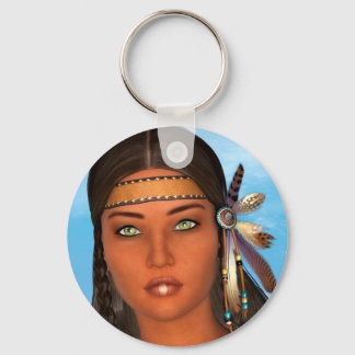 Chaveiro Native American Girl