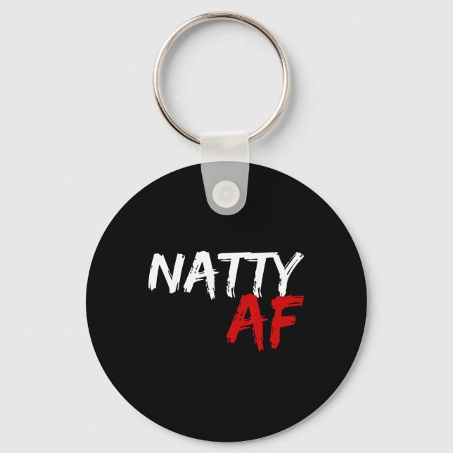 Chaveiro Natty Af Funny Bodybuilder Bodybuilding Workout Gy (Frente)