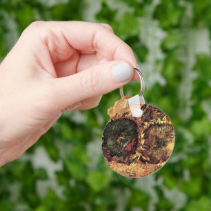 Chaveiro Nature Morta Dois Girassóis Cortados por Vincent v