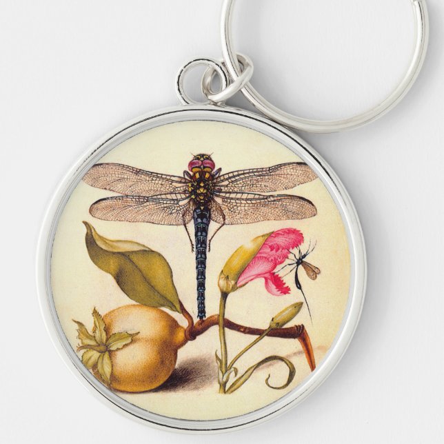 Chaveiro Natureza Botânica Dragonfly (Frente)