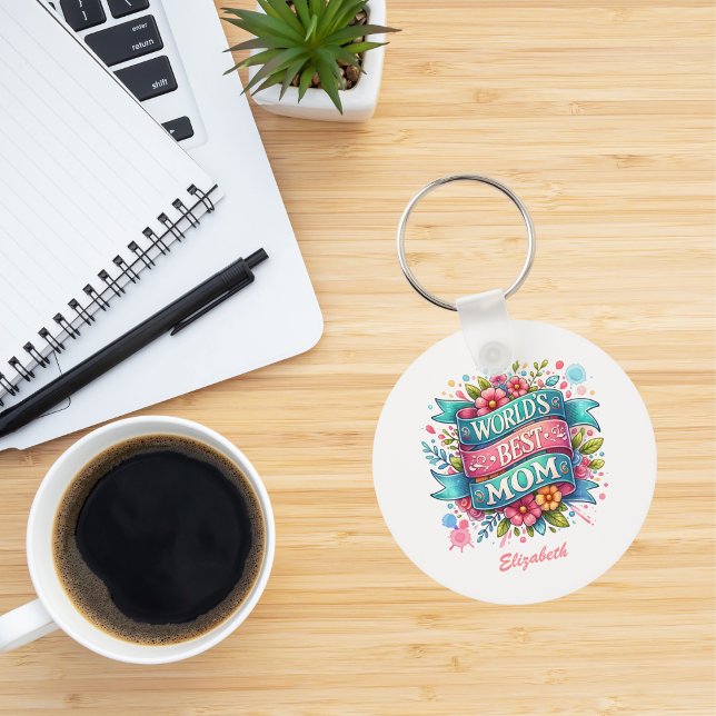 Chaveiro Natureza do dia de as mães Amplia Personalizada Fl (Criador carregado)