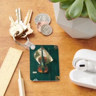 Chaveiro Natureza-morta com violino antigo de William Micha