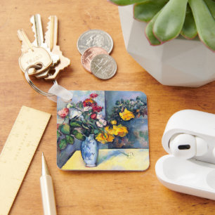 Chaveiro Natureza Morta Flores em um Vaso Por Paul Cezanne