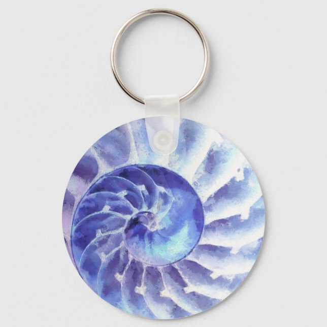 Chaveiro Nautilus Roxo (Frente)