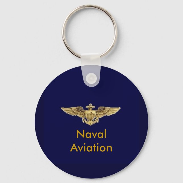 Chaveiro Naval Aviator Wings, NavalAviation (Frente)