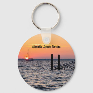 Chaveiro Navarre Florida Papais noeis Rosa Sunrise Key Chai