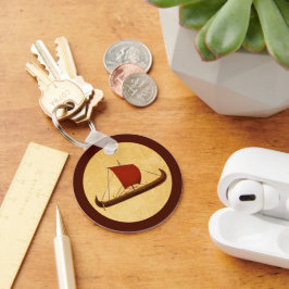 Chaveiro Navio de navegação vermelho II