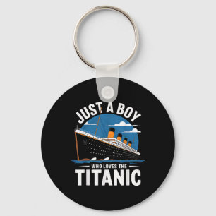 Chaveiro Navio Titanic Apenas um Menino que Ama o Cruzeiro