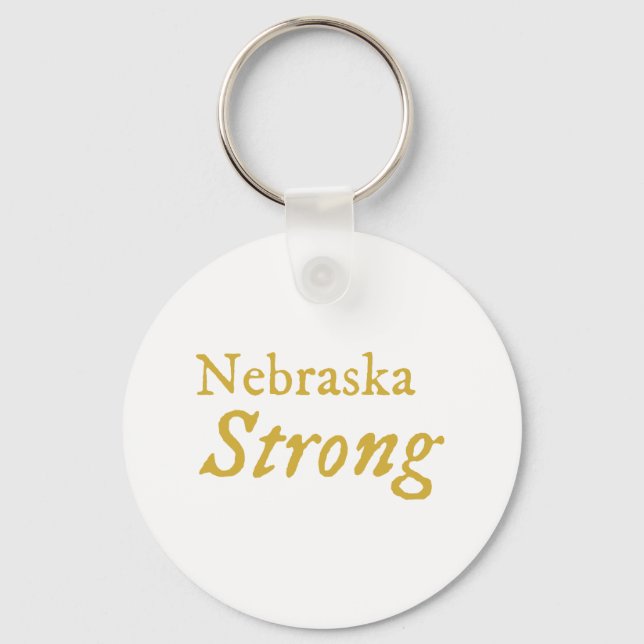 Chaveiro Nebraska Strong (Frente)