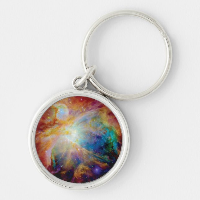 Chaveiro Nebulosa de Órion Hubble Spitzer Telescópio Espaço (Frente)