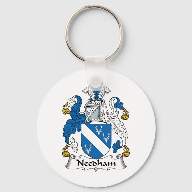 Chaveiro Needham Family Crest (Frente)