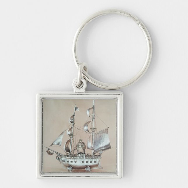 Chaveiro Nef de prata (Frente)