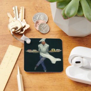 Chaveiro Negócio de Comida Antiga, Padeiro com Sobremesas d