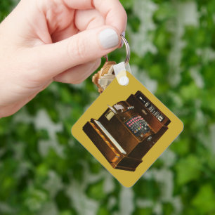 Chaveiro Negócio de retalho do vintage, caixa registadora