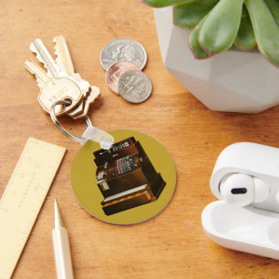 Chaveiro Negócio de retalho do vintage, caixa registadora