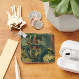 Chaveiro Negócios Vintage, Fabricação de Vinho Rolhando Bar